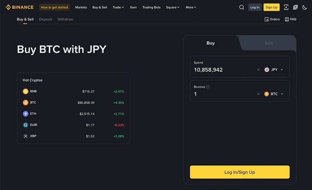 Binance Japan.