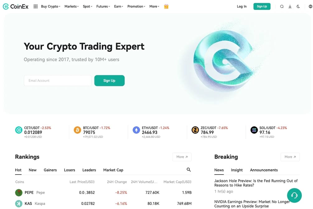 CoinEx.