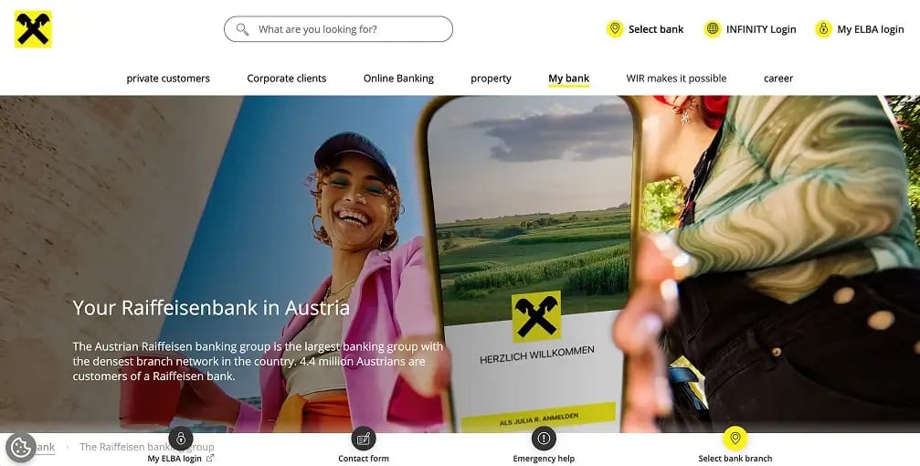 Über die Raiffeisen Bank