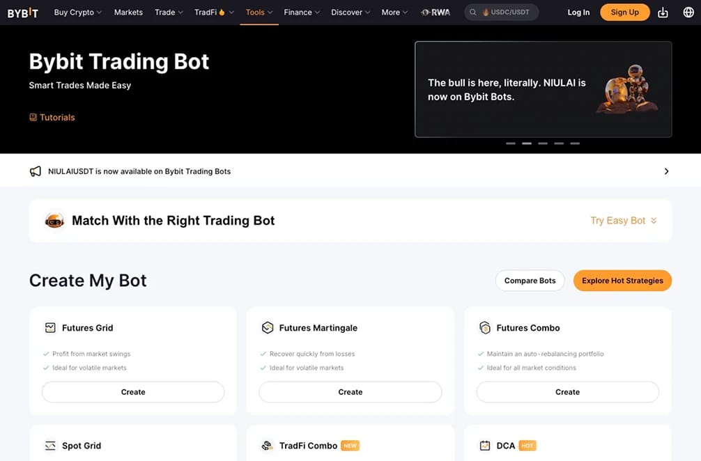 Bybit Trading Bots.