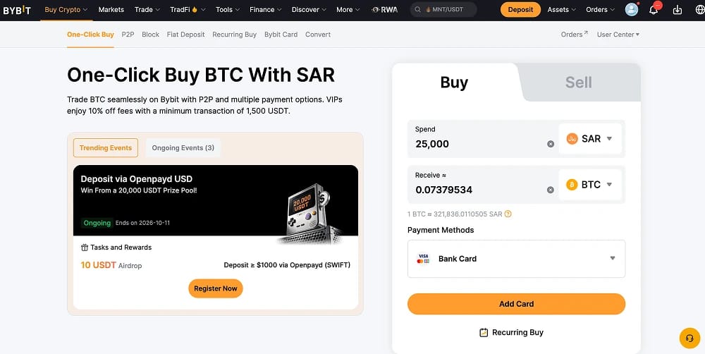 Bybit Saudi Arabia