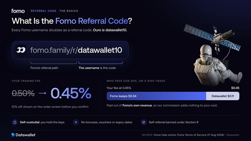 ما هو رمز إحالة Fomo؟