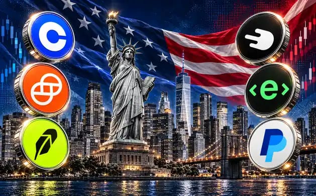 أفضل بورصات العملات الرقمية في نيويورك لعام 2026